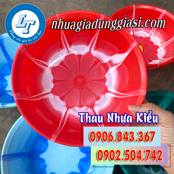 Thau nhựa kiểu giá sỉ rẻ