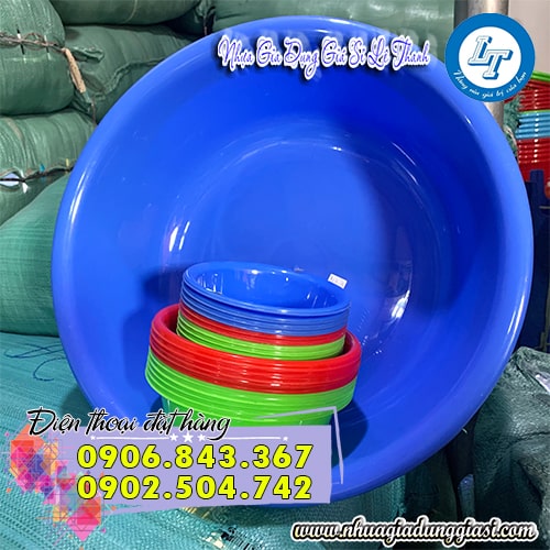 Thau nhựa lớn dày chắc