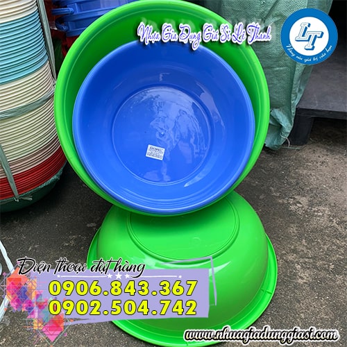 Thau nhựa tròn chất liệu an toàn sức khỏe Thau nhựa tròn chất liệu an toàn sức khỏe