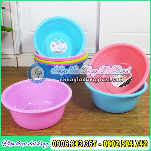 Thau nhựa tròn đủ cỡ đủ màu Thau nhựa tròn đủ cỡ đủ màu