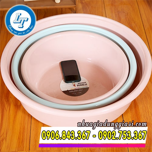 Thau nhựa tròn kích cỡ lớn