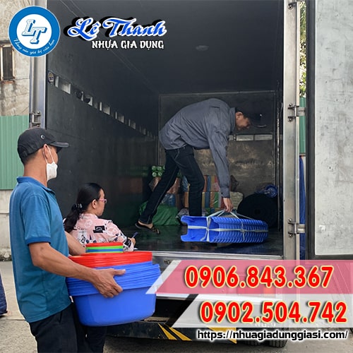 Thau nhựa tròn lớn giao tận nơi Thau nhựa tròn lớn giao tận nơi