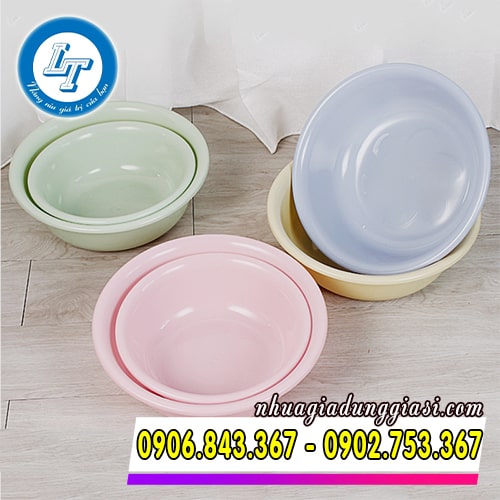 Thau nhựa tròn nhỏ Thau nhựa tròn nhỏ