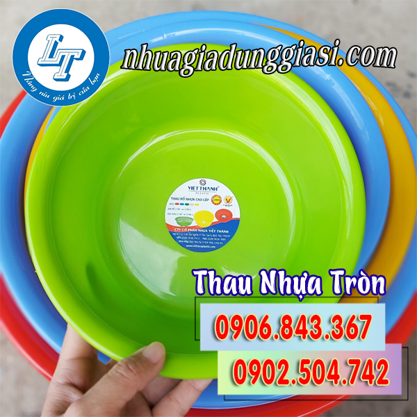 Thau nhựa tròn