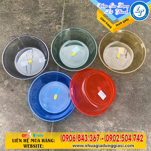 Thau nhựa trong suốt Thau nhựa trong suốt