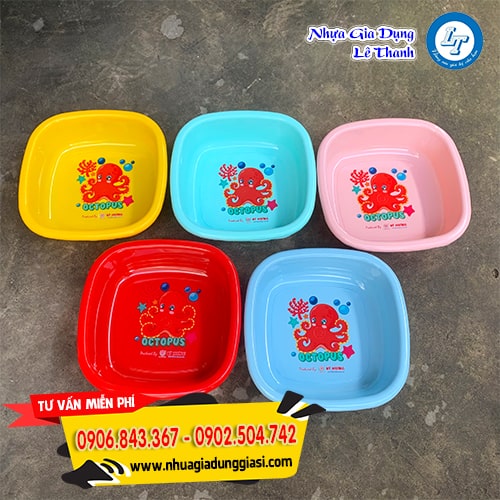 Thau nhựa vuông giá tốt đẹp bền Thau nhựa vuông giá tốt đẹp bền