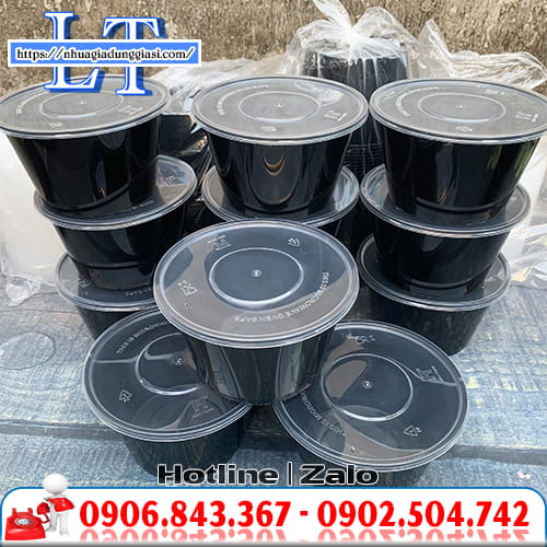 Thố nhựa đen an toàn, chất lượng, giá sỉ Thố nhựa đen an toàn, chất lượng, giá sỉ
