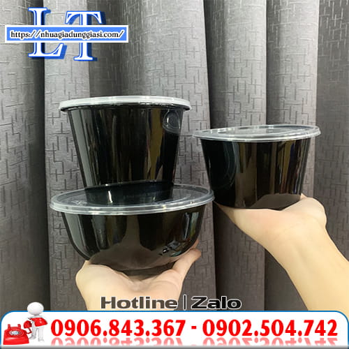 Thố nhựa đen chịu nhiệt Thố nhựa đen chịu nhiệt