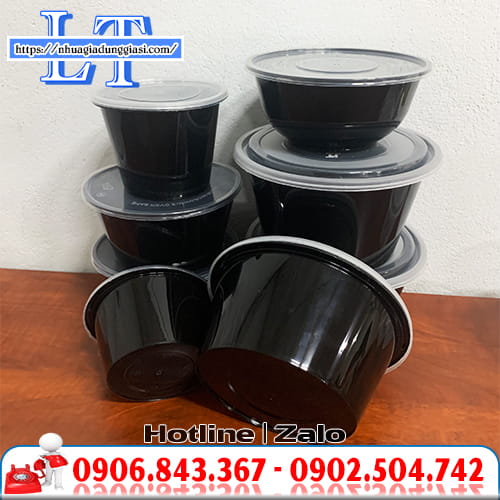 Thố nhựa đen nhiều kích cỡ Thố nhựa đen nhiều kích cỡ