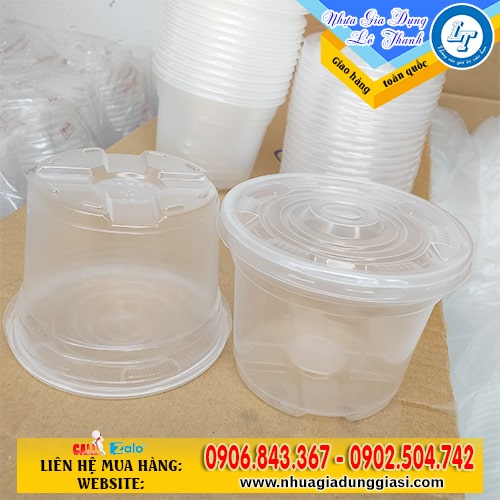 Thố nhựa đựng thực phẩm dùng 1 lần Thố nhựa đựng thực phẩm dùng 1 lần