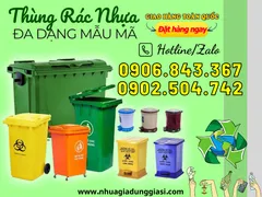 BÁN THÙNG RÁC NHỰA NHIỀU MẪU ĐẸP GIÁ RẺ ƯU ĐÃI