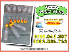 Chuyên sỉ chai nhựa đựng tương giá xưởng