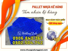 PALLET NHỰA KÊ HÀNG GIÁ SỈ CHẤT LƯỢNG