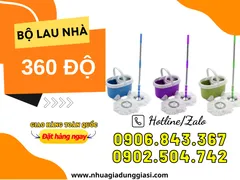 BỘ LAU NHÀ 360 ĐỘ GIÁ SỈ RẺ TOÀN QUỐC