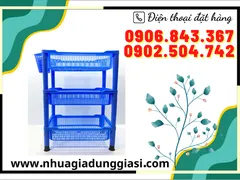 Bán Sỉ Kệ Nhựa 3 Tầng Giá Rẻ Đựng Chén Bát