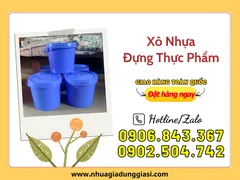 XÔ NHỰA ĐỰNG THỰC PHẨM GIÁ SỈ RẺ CHẤT LƯỢNG