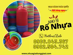 KHO SỈ RỔ NHỰA GIÁ GỐC TỐT NHẤT THỊ TRƯỜNG