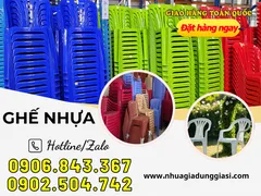 Nhà cung cấp ghế nhựa chất lượng cao giá sỉ