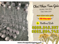Mua chai nhựa tam giác tại HCM giá sỉ