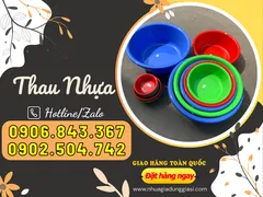 Cung cấp thau nhựa tại TpHCM giá tốt ưu đãi