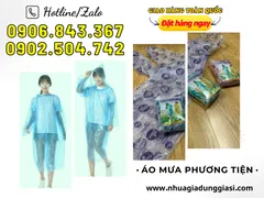 Xưởng sản xuất và phân phối áo mưa phương tiện giá rẻ