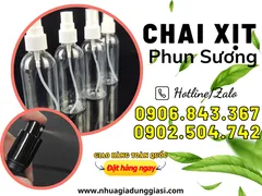 Chai xịt phun sương giá sỉ rẻ đẹp tại TPHCM