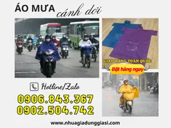 Trùm sỉ áo mưa cánh dơi giá rẻ đủ các màu