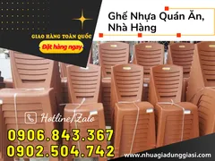 Ghế nhựa quán ăn, nhà hàng giá siêu chất lượng
