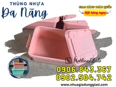 Thùng nhựa đa năng có bánh xe giá sỉ siêu tốt