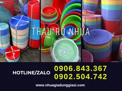 THAU RỔ NHỰA BỎ SỈ GIÁ RẺ Ở TIỀN GIANG