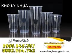 Kho chuyên sỉ ly nhựa các loại tại TPHCM