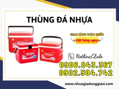 Thùng đá nhựa bền bỉ giá sỉ rẻ ưu đãi