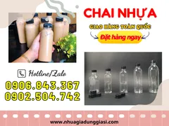 Chai nhựa giá sỉ rẻ nhiều dung tích tại TPHCM