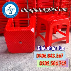GHẾ NHỰA LÙN