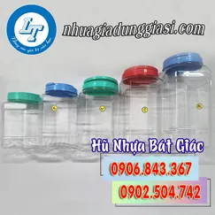 HŨ NHỰA BÁT GIÁC