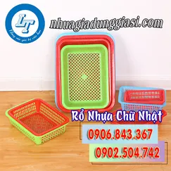 RỔ NHỰA CHỮ NHẬT