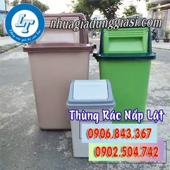 THÙNG RÁC NẮP LẬT