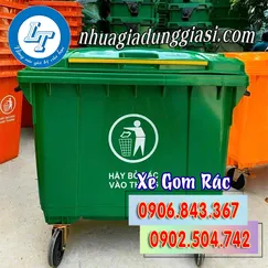 XE THU GOM RÁC ĐẨY TAY