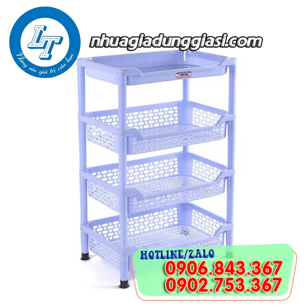 KỆ CHÉN NHỰA 4 TẦNG