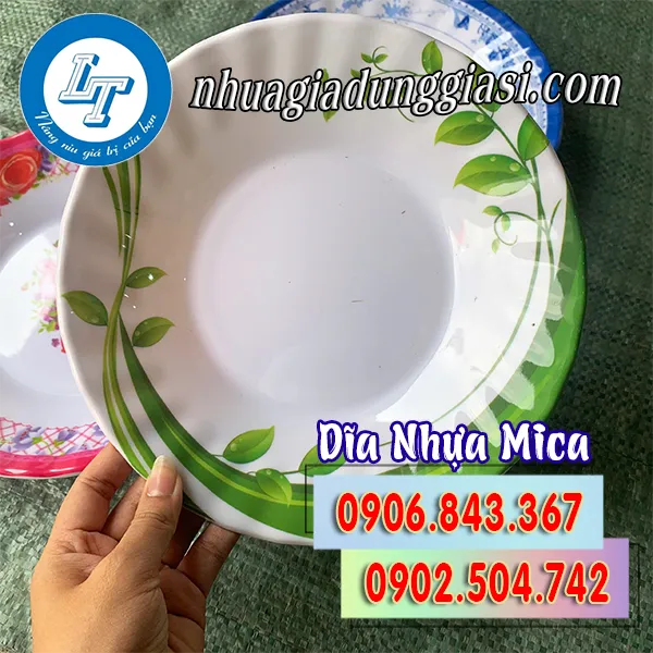 DĨA NHỰA MICA