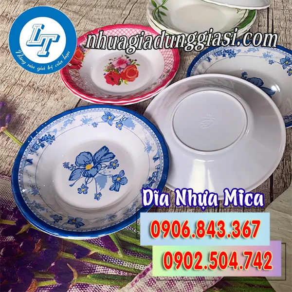 DĨA NHỰA MICA