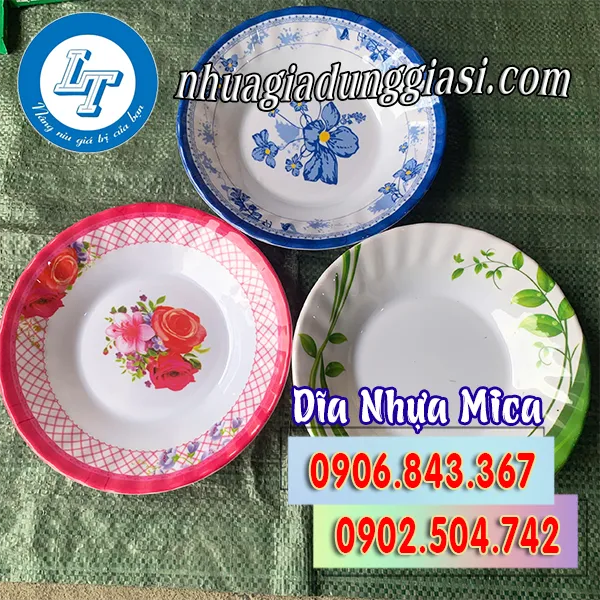 DĨA NHỰA MICA