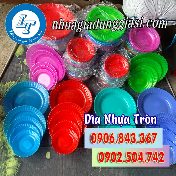 DĨA NHỰA TRÒN