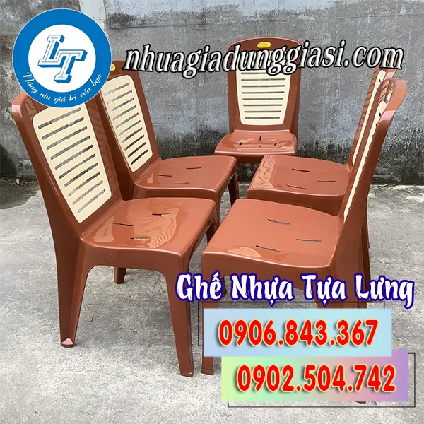 GHẾ NHỰA LỚN TỰA LƯNG