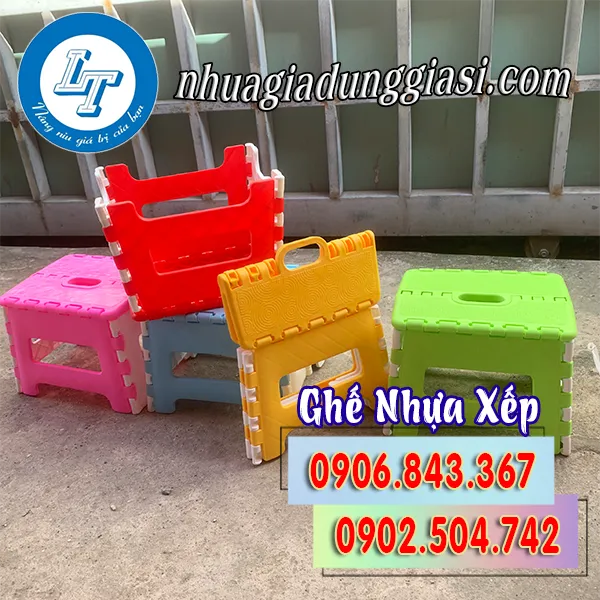 GHẾ NHỰA XẾP