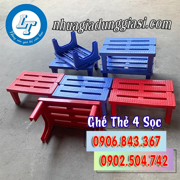 GHẾ THẺ 4 SỌC