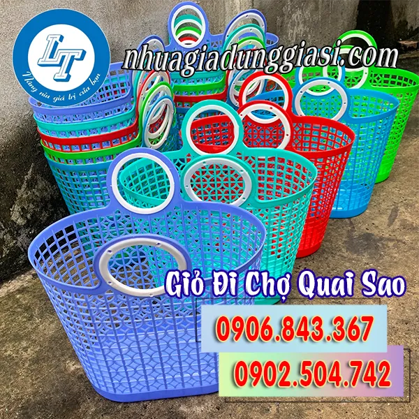 GIỎ ĐI CHỢ QUAI SAO