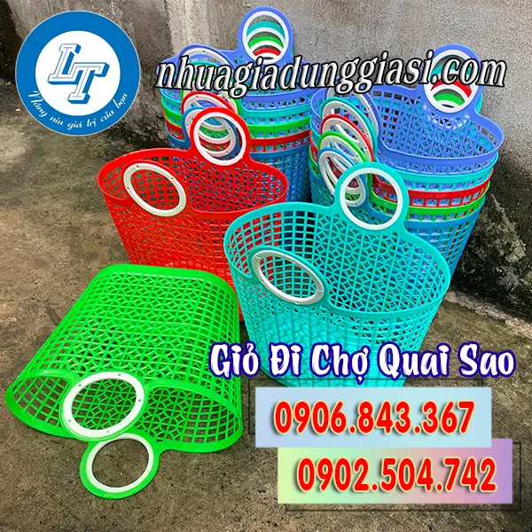 GIỎ ĐI CHỢ QUAI SAO