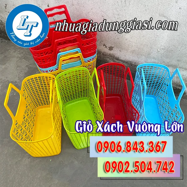 GIỎ XÁCH VUÔNG LỚN