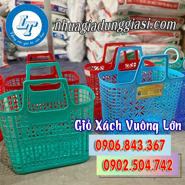 GIỎ XÁCH VUÔNG LỚN